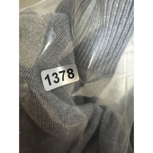 Nicole Miller Cardigan Sweater Womens L Gray Long Sleeve Crew Button Up - Picture 10 of 10